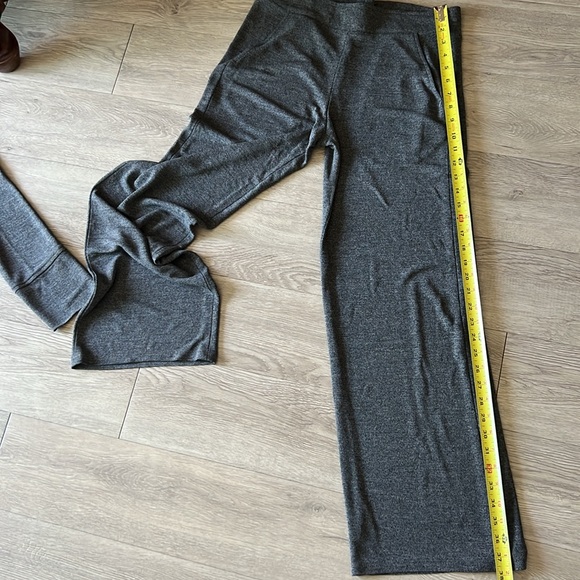 80s Max Studio Gray knit jersey Pantsuit Slinky Relaxed Silhouette - Picture 8 of 17